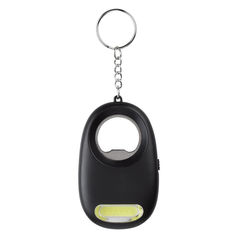COB Light Key Chain With Bottle Opener