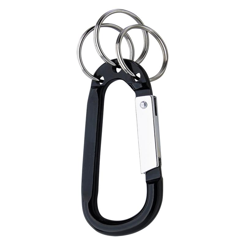 8mm Carabiner With Triple Split Ring