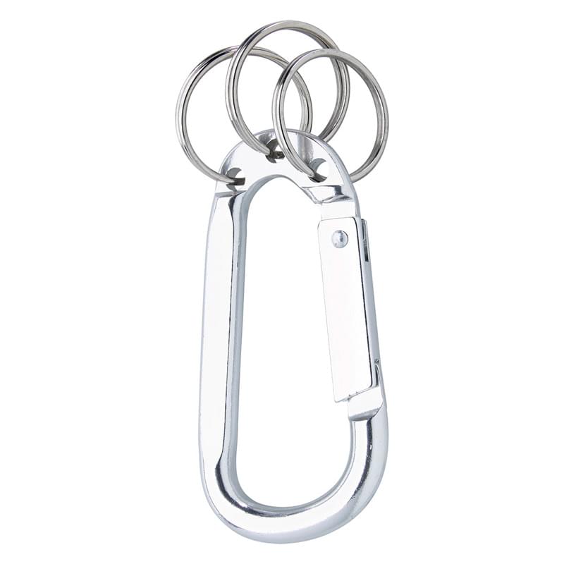 8mm Carabiner With Triple Split Ring