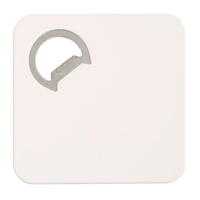 Square Coaster With Bottle Opener