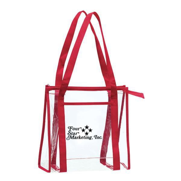 Transparent Zip Tote