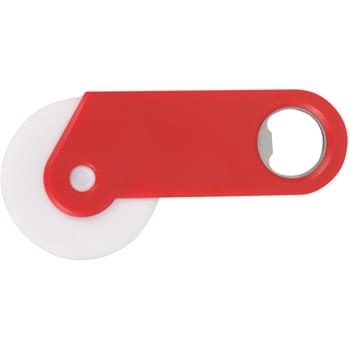 Pizza Cutter With Bottle Opener