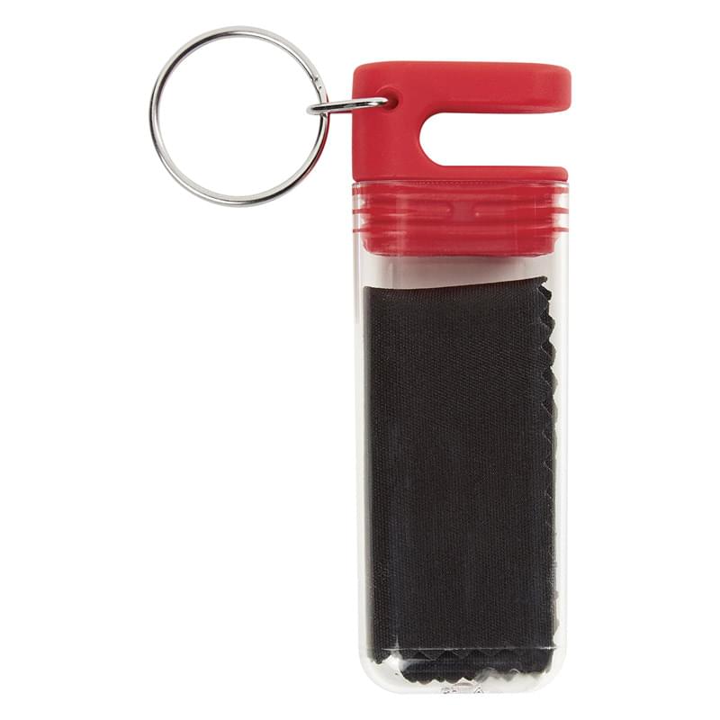 Cleaning Cloth/Phone Stand Key Tag