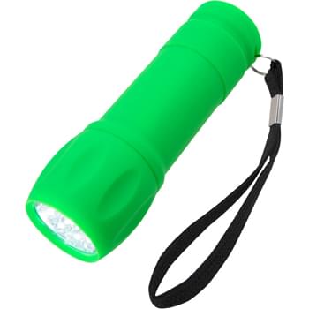 Rubberized Torch Light With Strap