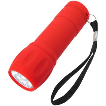 Rubberized Torch Light With Strap