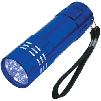 Aluminum LED Flashlight With Strap