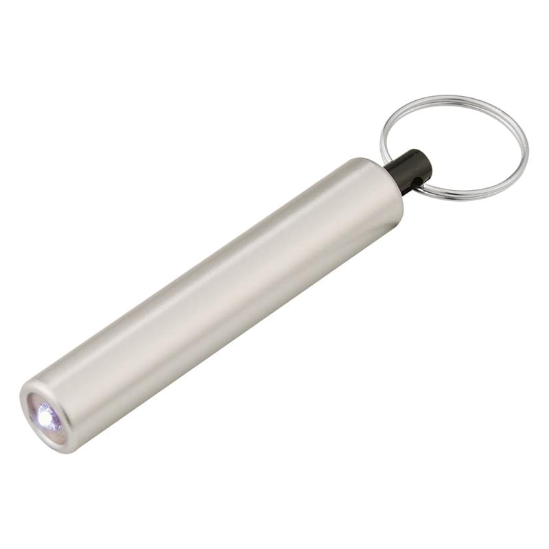 Mini Cylinder LED Flashlight Key Tag