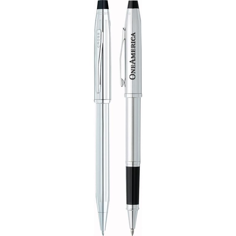Cross® Century II Lustrous Chrome Pen Set