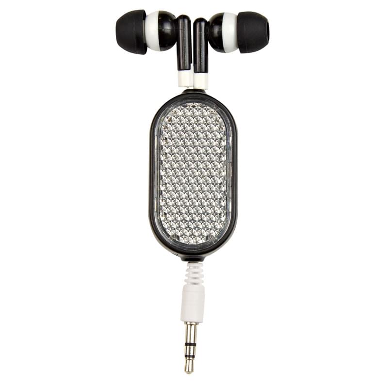 Retractable Reflective Earbuds