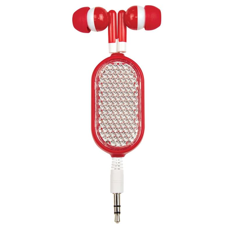Retractable Reflective Earbuds