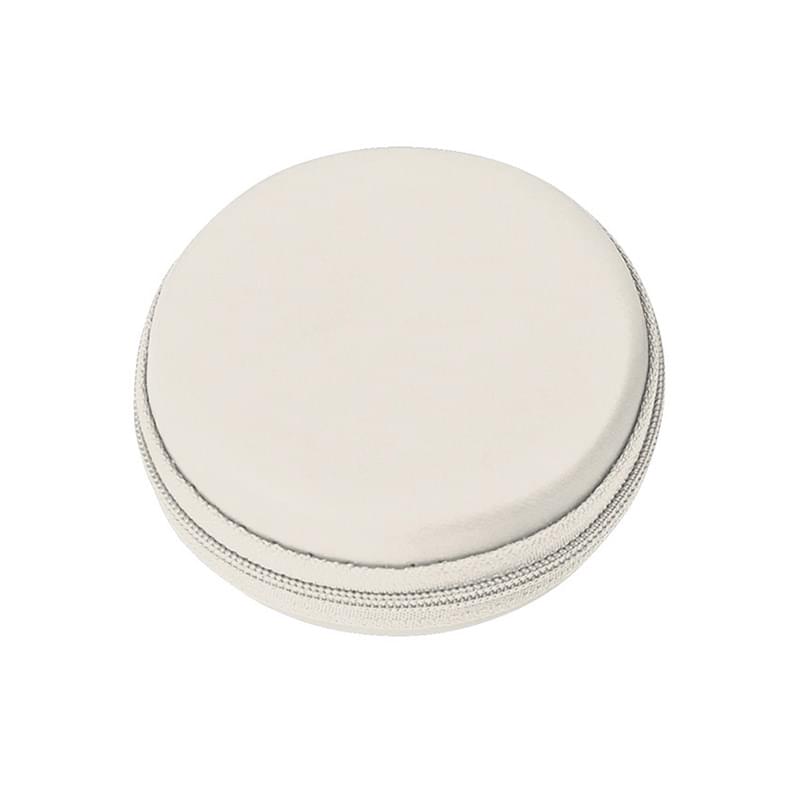 Round Zippered Electronics Travel Case