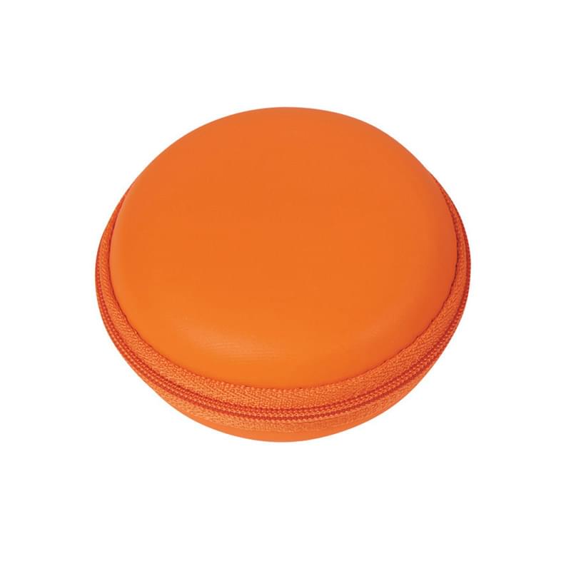 Round Zippered Electronics Travel Case