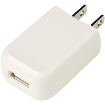 Rectangular UL Listed USB A/C Adapter