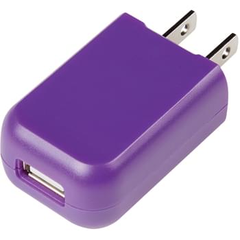 Rectangular UL Listed USB A/C Adapter