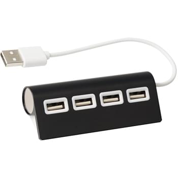 4-Port Aluminum Wave USB Hub