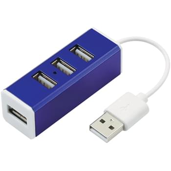 4-Port Aluminum USB Hub