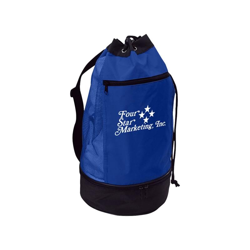 Beach Bag With Insulated Lower Compartment