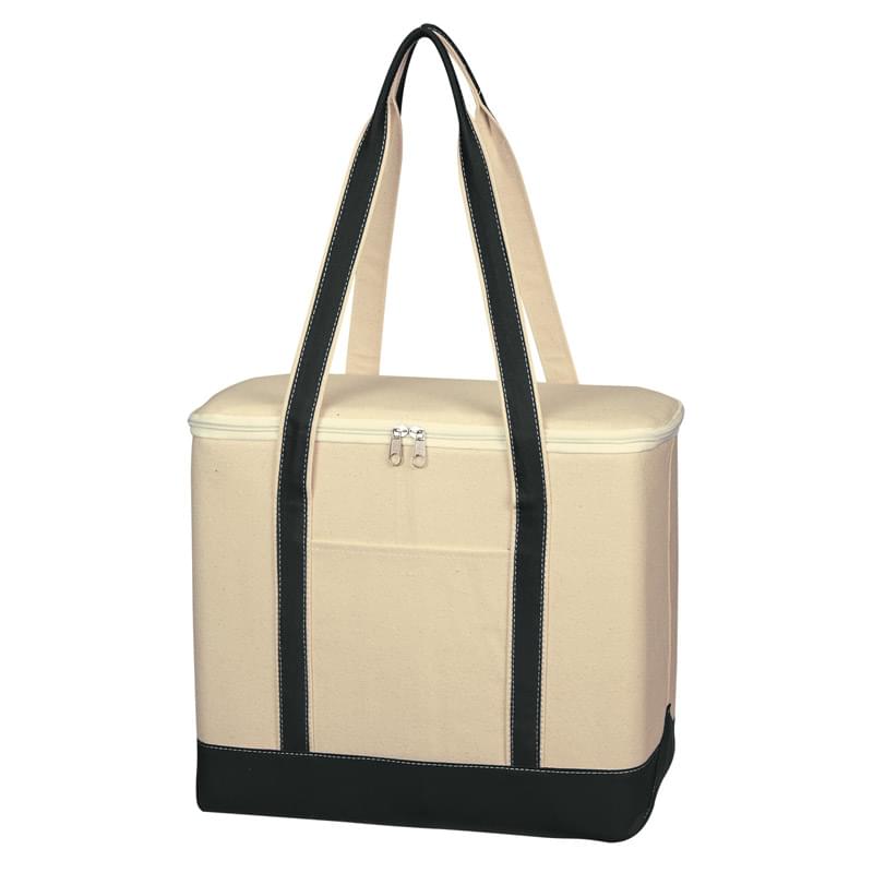 Large Cotton Canvas Kooler Bag