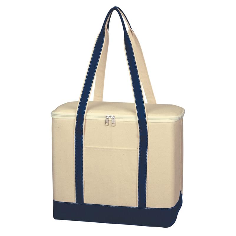 Large Cotton Canvas Kooler Bag