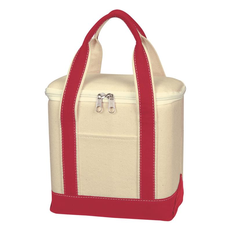 Small Cotton Canvas Kooler Bag