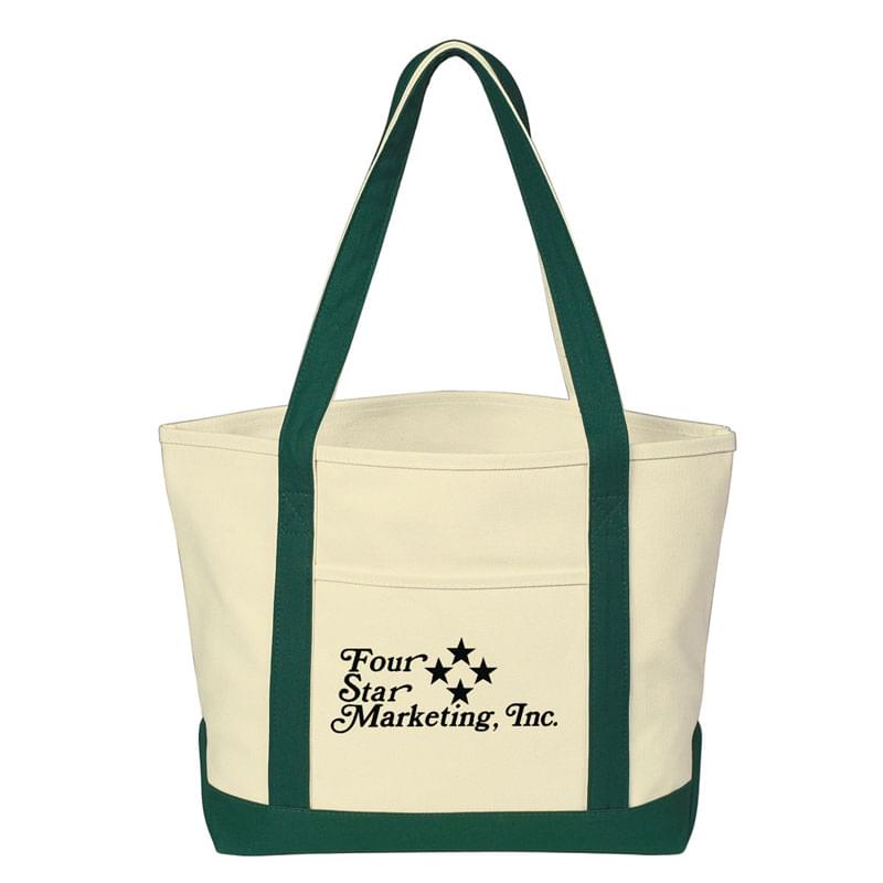 Heavy Cotton Canvas Boat Tote