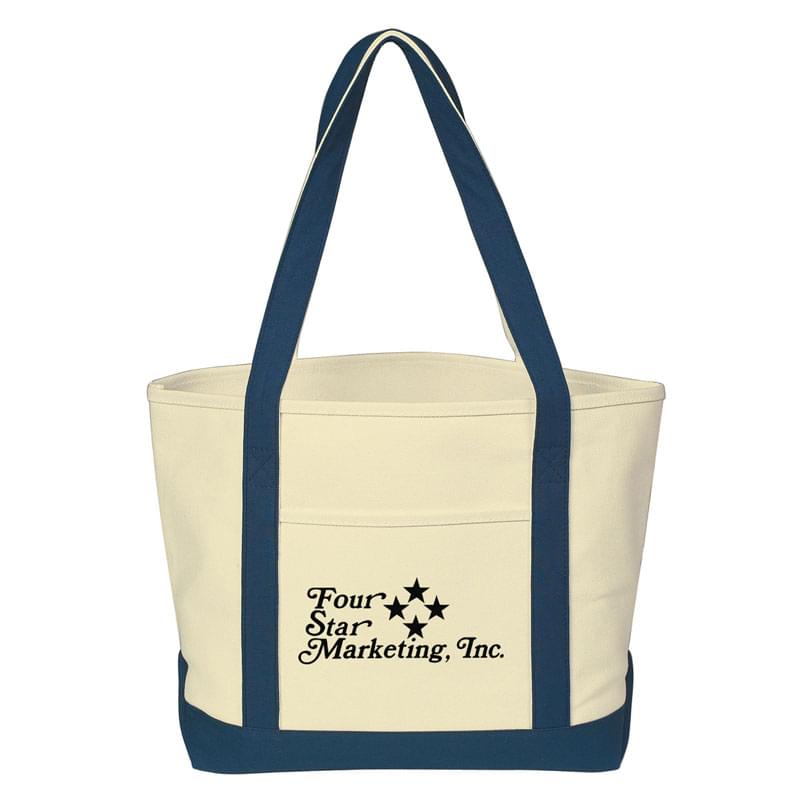 Heavy Cotton Canvas Boat Tote