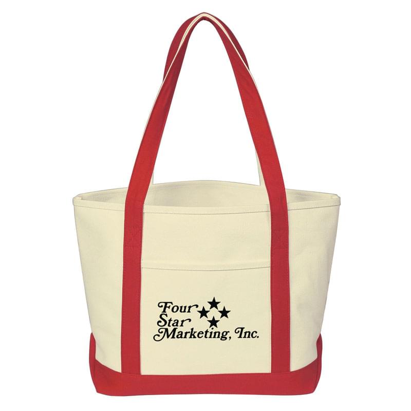 Heavy Cotton Canvas Boat Tote