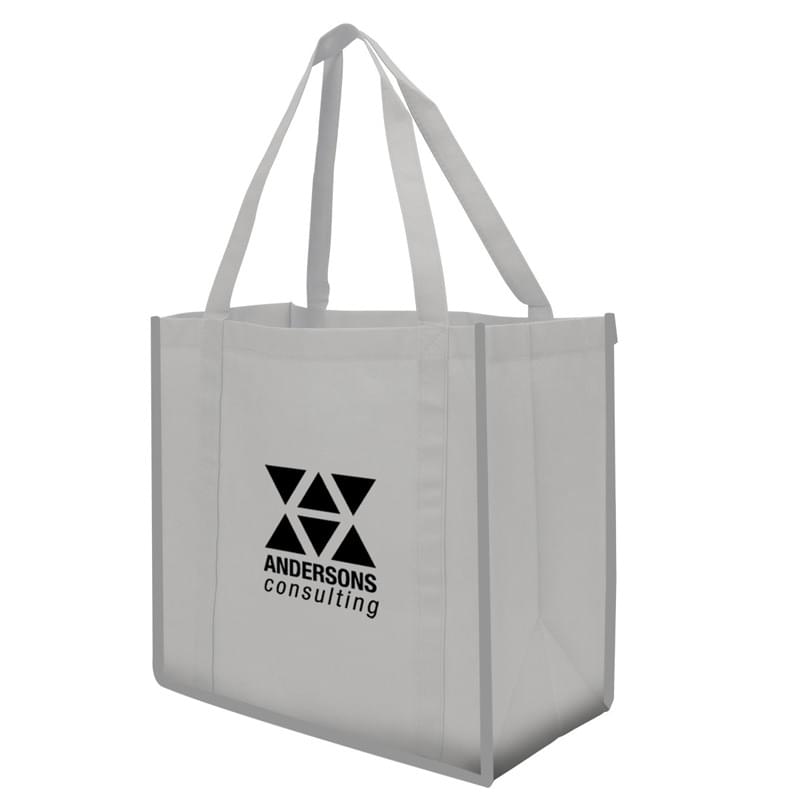 Reflective Large Grocery Tote Bag