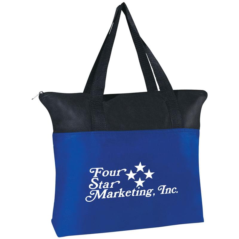 Non-Woven Zippered Tote Bag
