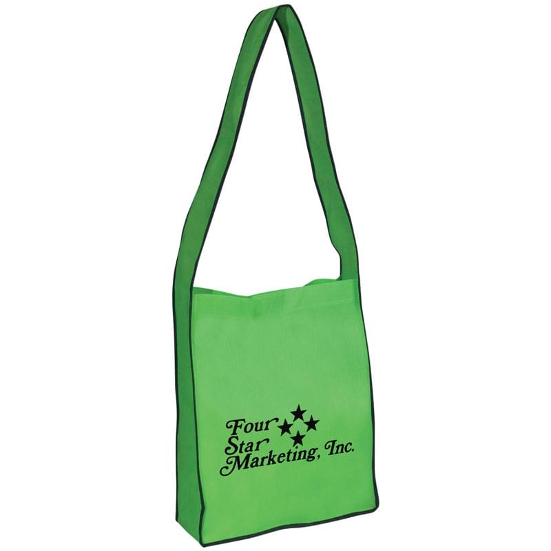 Non-Woven Messenger Tote With Velcro® Closure