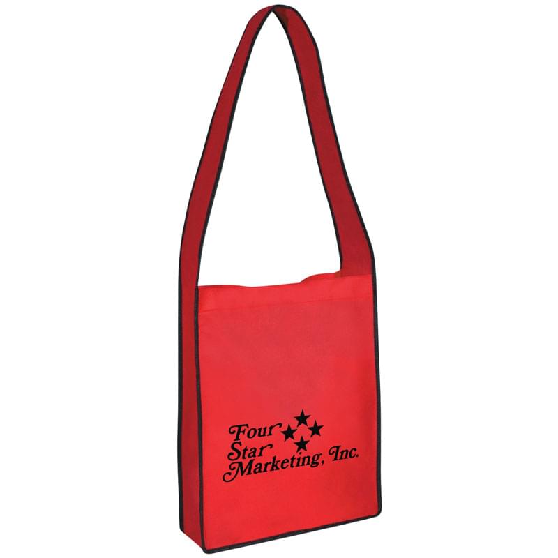 Non-Woven Messenger Tote With Velcro® Closure