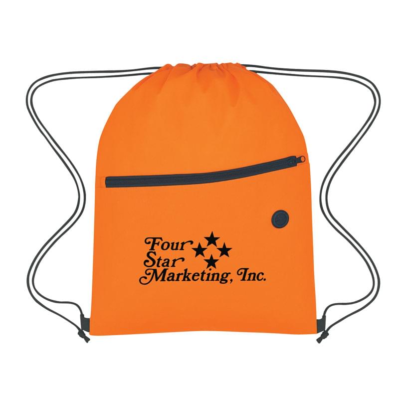 Non-Woven Sports Pack With Front Zipper