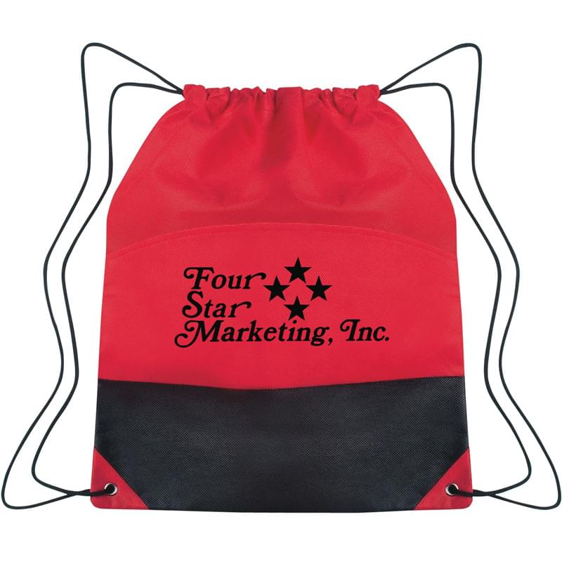 Non-Woven Two-Tone Drawstring Sports Pack