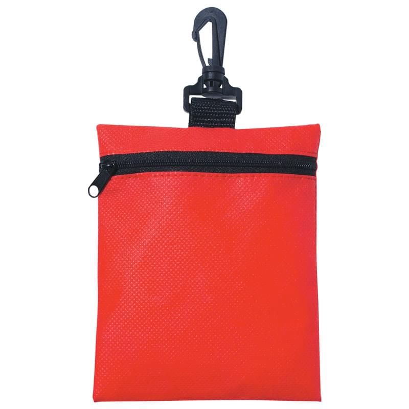 Non-Woven Zippered Pouch