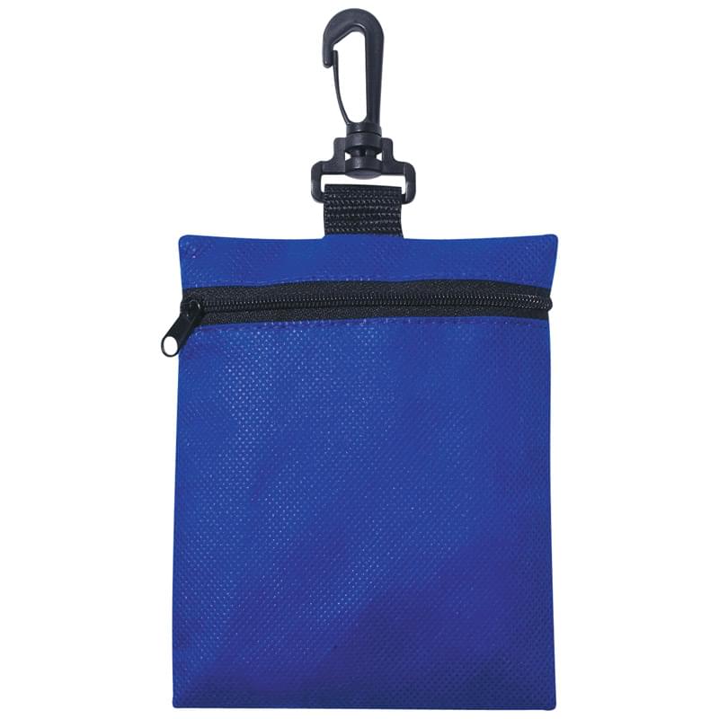 Non-Woven Zippered Pouch