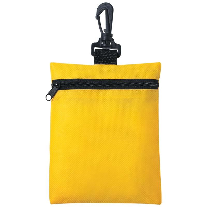 Non-Woven Zippered Pouch