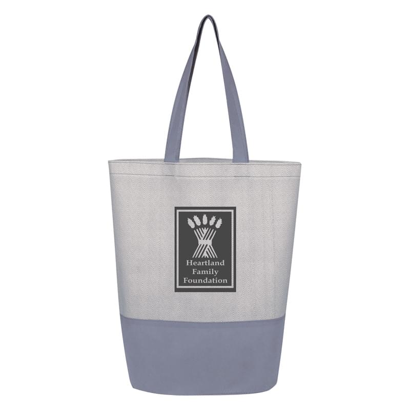 Herringbone Non-Woven Tote Bag