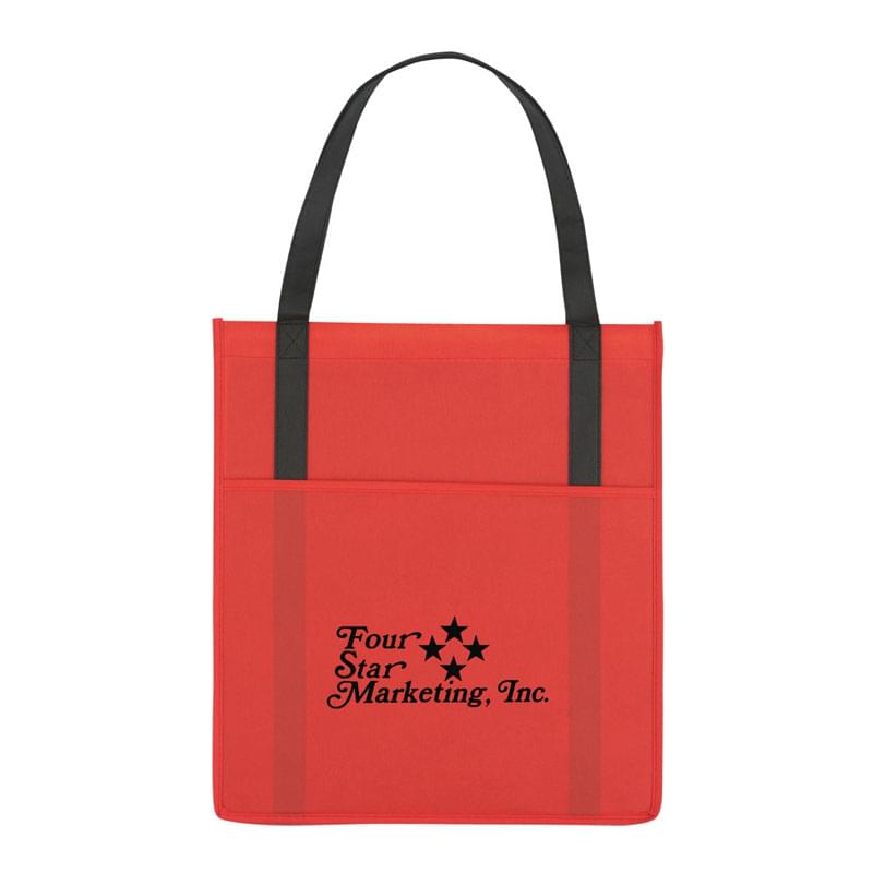 Non-Woven Shopper’s Pocket Tote Bag