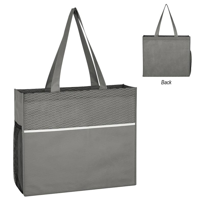 Non-Woven Wave Design Tote Bag