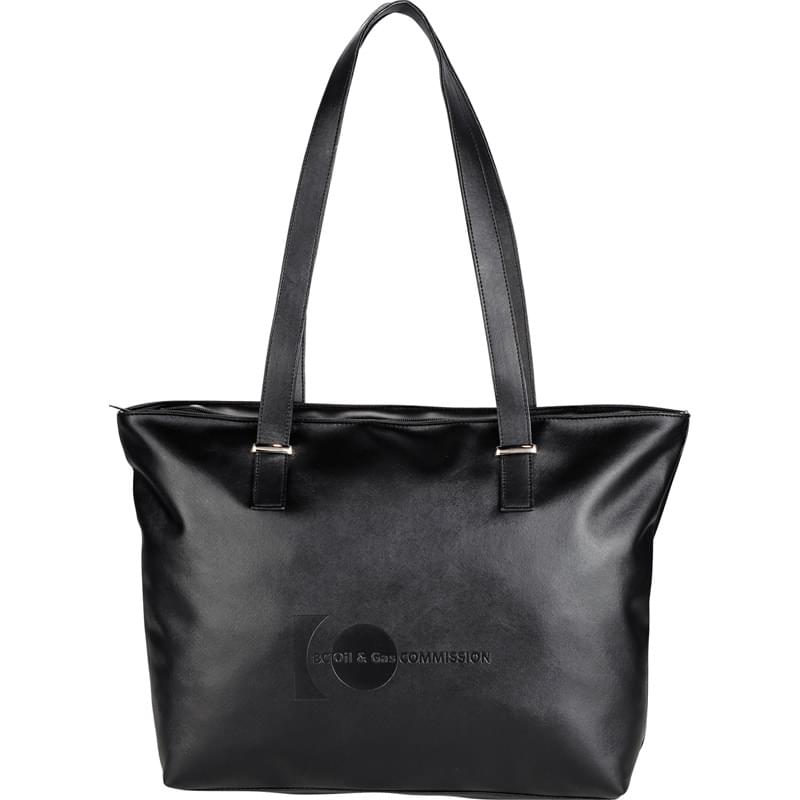 Zippered Vinyl 15" Computer Tote