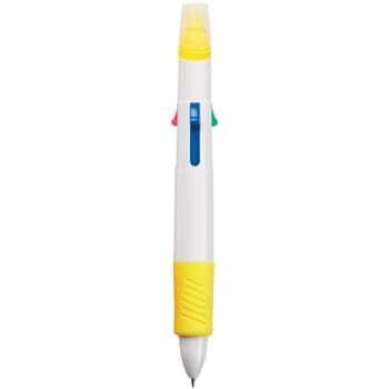 Quatro Pen With Highlighter