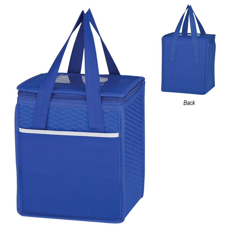 Non-Woven Wave Design Kooler Lunch Bag