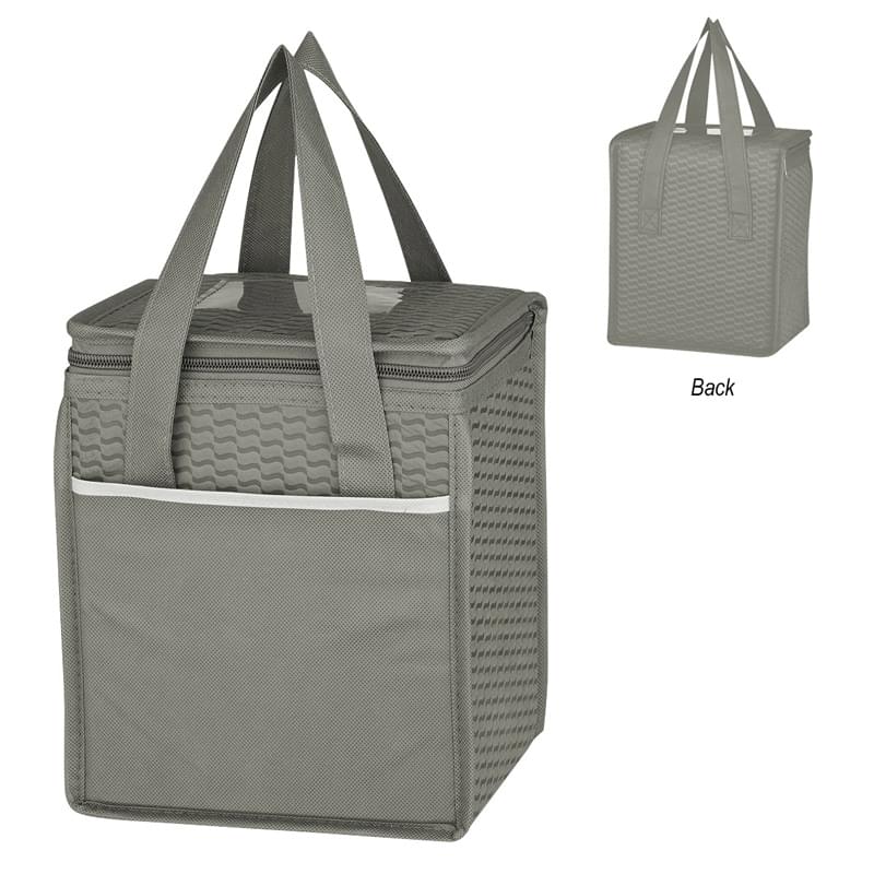 Non-Woven Wave Design Kooler Lunch Bag