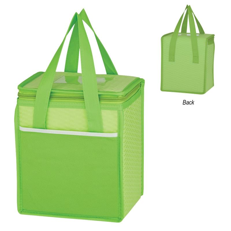 Non-Woven Wave Design Kooler Lunch Bag