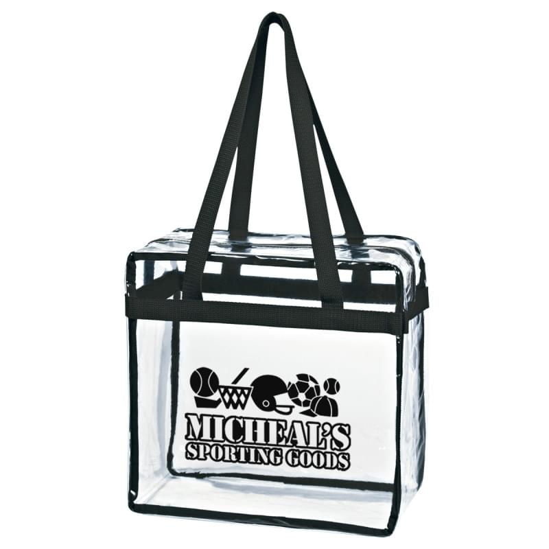 Clear Tote With Zipper