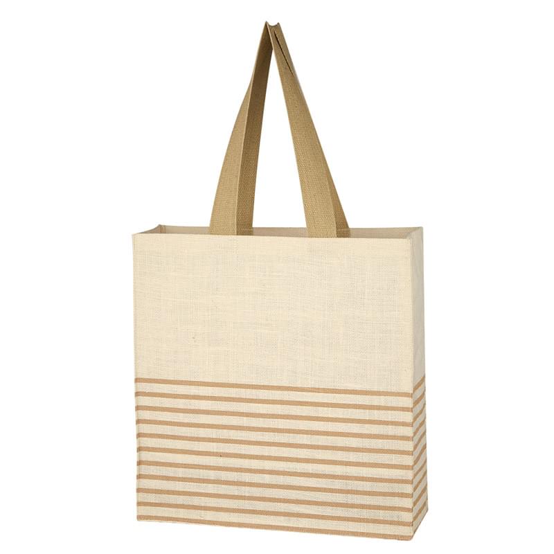 Dash Jute Tote Bag