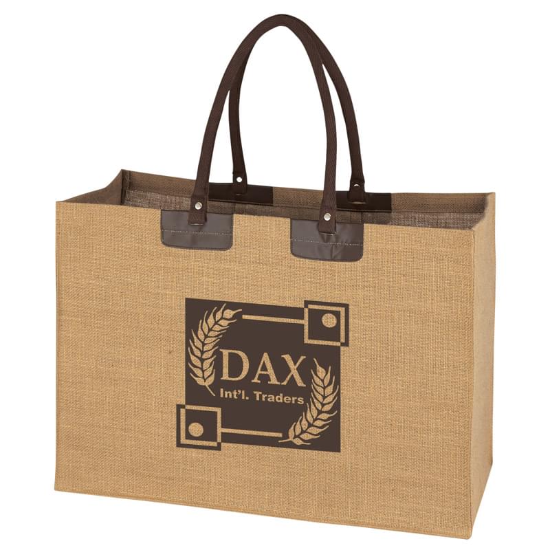 Jumbo Jute Tote Bag