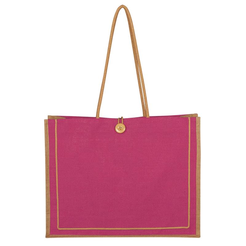 Paradise Jute Tote Bag