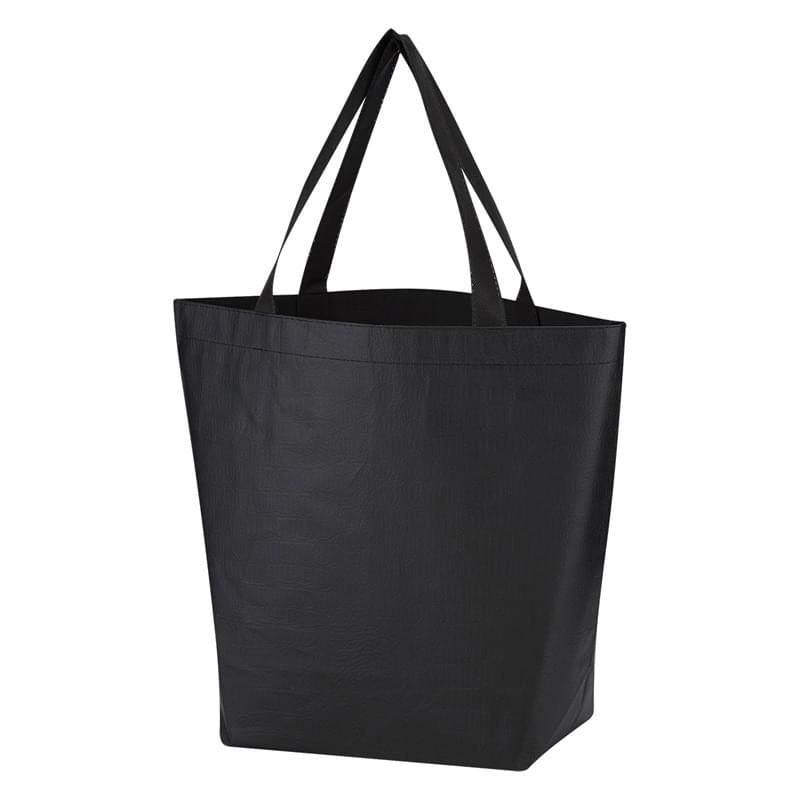 Non-Woven Leather-Look Tote Bag