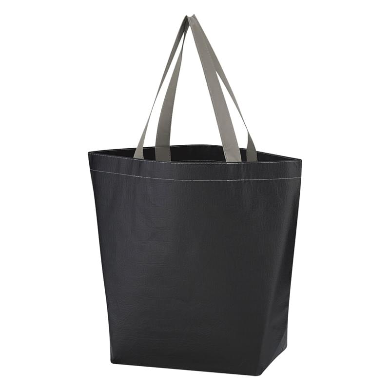 Non-Woven Leather-Look Tote Bag